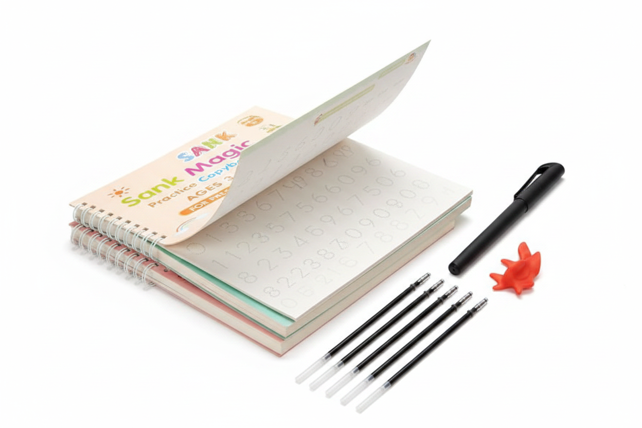 Sank Magic Practice Copybook - Different Angle